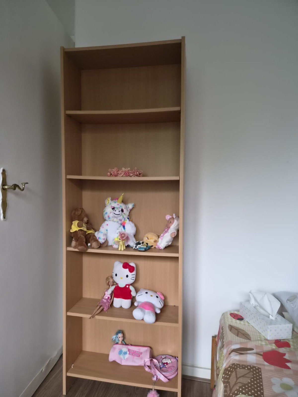 Houten Boekenkast, Ophalen, Met plank(en), Gebruikt, 50 tot 100 cm