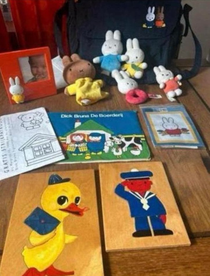 Nijntje Dick Bruna pakket, Gebruikt, Konijn, Nijntje, Ophalen of Verzenden