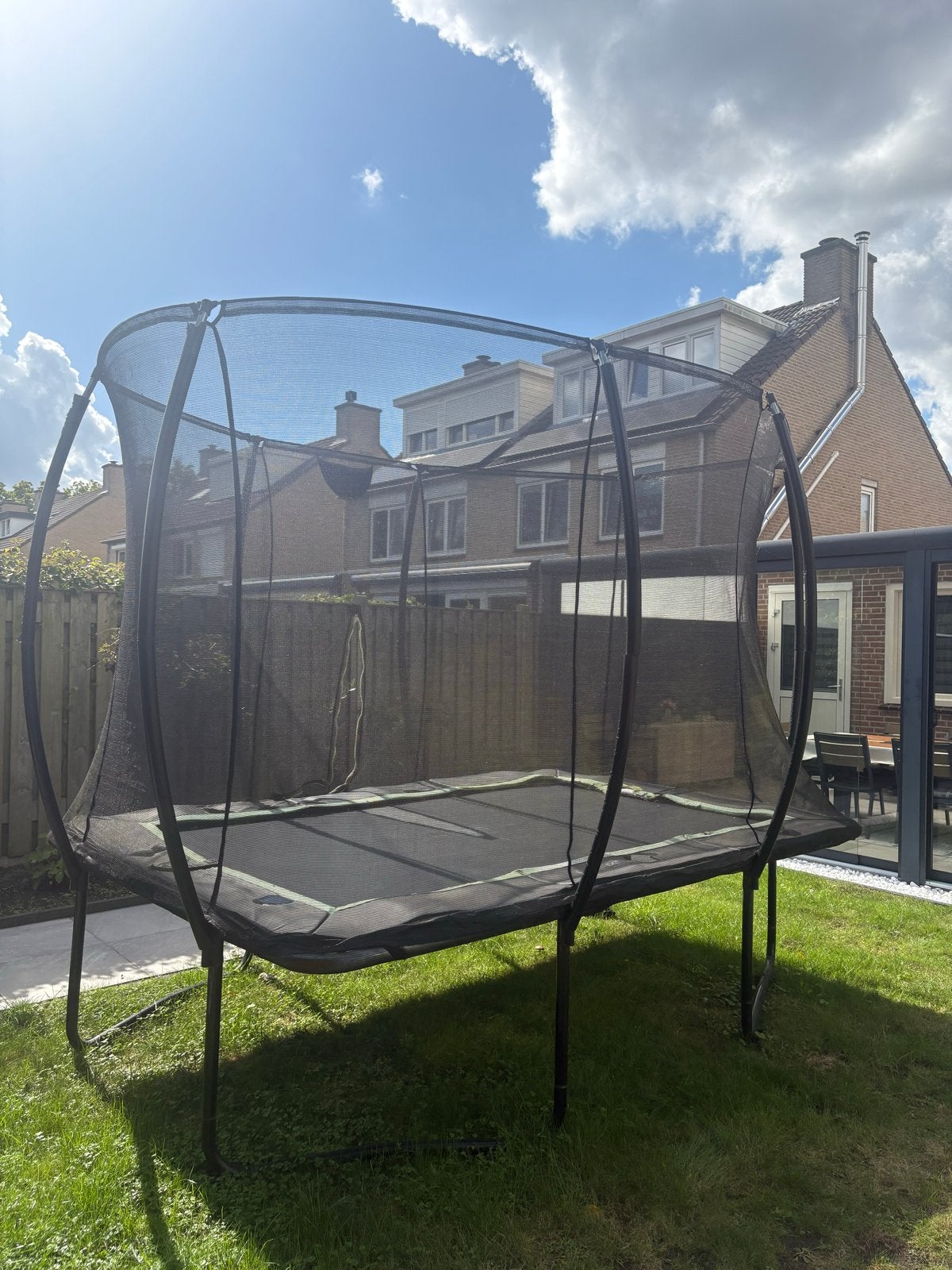 EXIT Toys rechthoekig Trampoline met veiligheidsnet, Kinderen en Baby's, Speelgoed | Buiten | Trampolines, Ophalen, Gebruikt