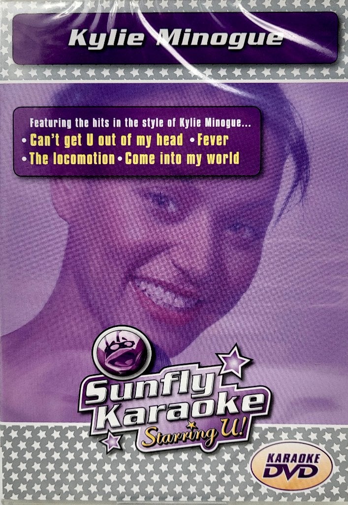 Kylie Minogue - Sunfly Karaoke - DVD PAL Region Free - Nieuw, Alle leeftijden, Verzenden, Nieuw in verpakking, Karaoke