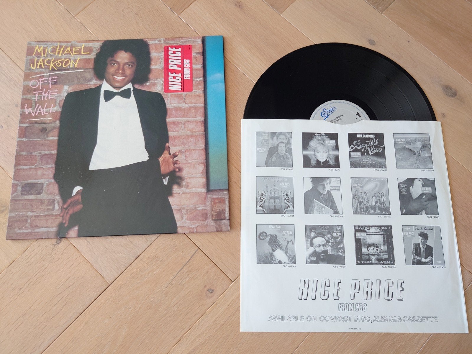 Michael Jackson - Off The Wall LP (originele persing 1979), LP, Gebruikt, Pop, Reissue