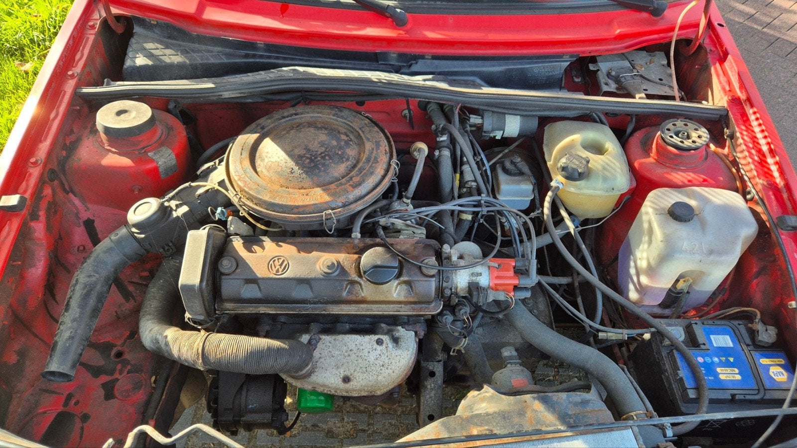Volkswagen Golf 1.3 C 40KW 1986 Rood, foto 12