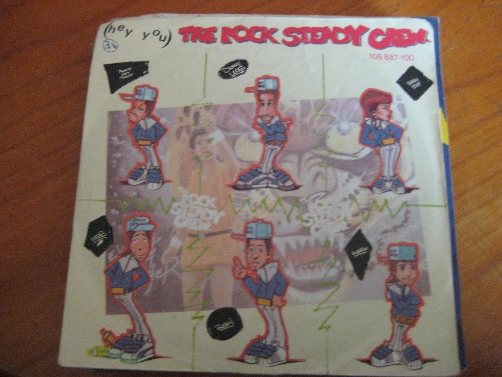 The Rock Steady Crew: Hey you, Rock Steady Crew, Cd's en Dvd's, Vinyl Singles, Ophalen of Verzenden, Zo goed als nieuw, Pop