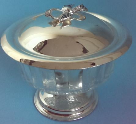 Glazen bonbon schaaltje., Antiek en Kunst, Antiek | Glas en Kristal, Ophalen of Verzenden