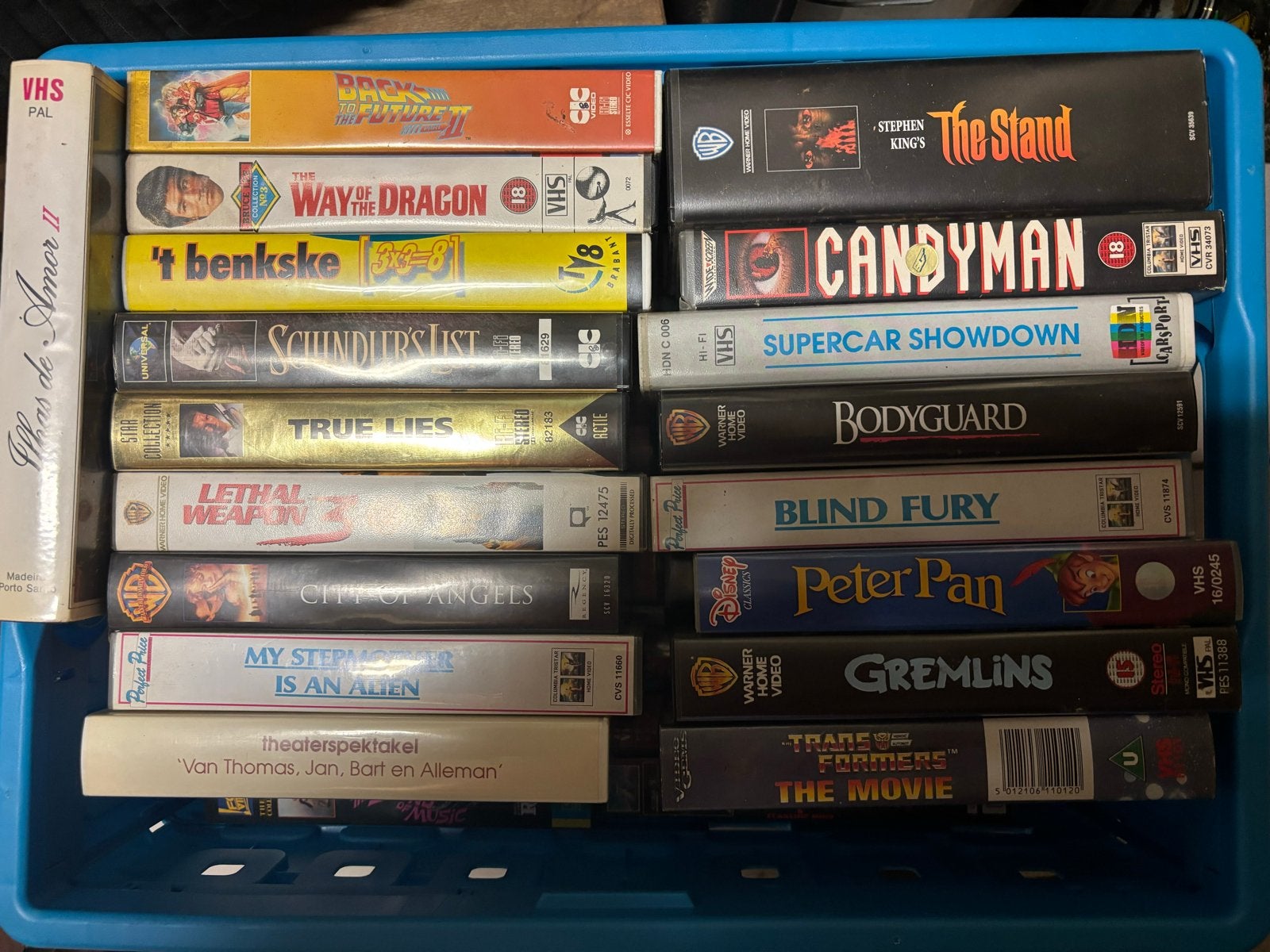 Grote collectie VHS-banden, inclusief X-Files boxsets, Cd's en Dvd's, VHS | Film, Gebruikt, Alle leeftijden, Science Fiction en Fantasy