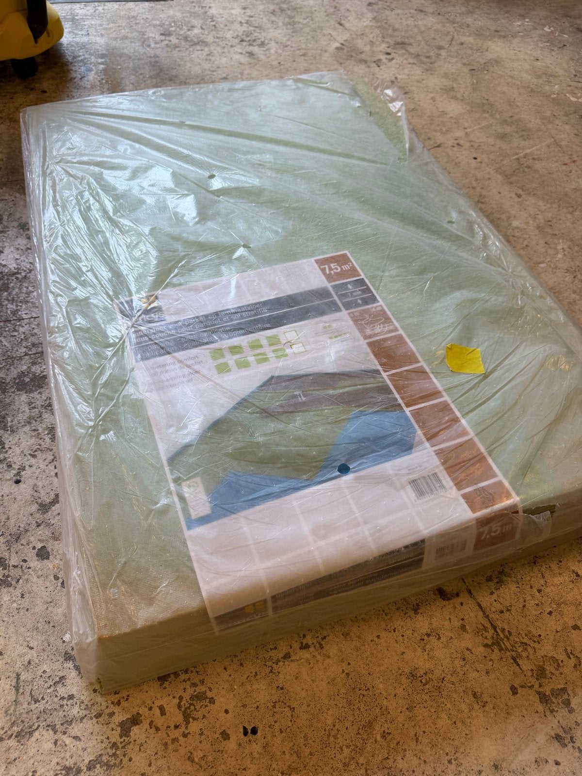 Sencys ondervloer voor parket en laminaatvloer 7,5m², Doe-het-zelf en Verbouw, Ophalen, 50 tot 150 cm, Overige typen, Nieuw