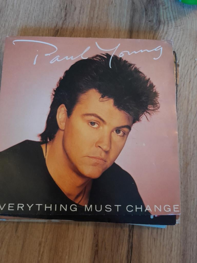 Paul young 7 inch everything must change, Ophalen of Verzenden, Zo goed als nieuw, Pop