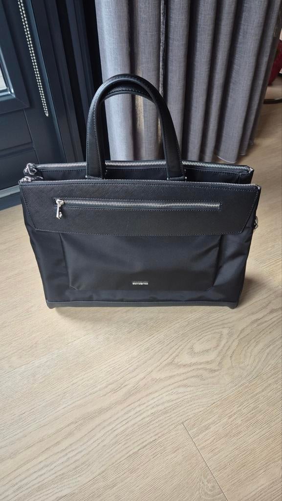 Samsonite Zwarte Laptoptas / Handtas, Computers en Software, Laptoptassen, Ophalen of Verzenden, Zwart, Schoudertas, Samsonite