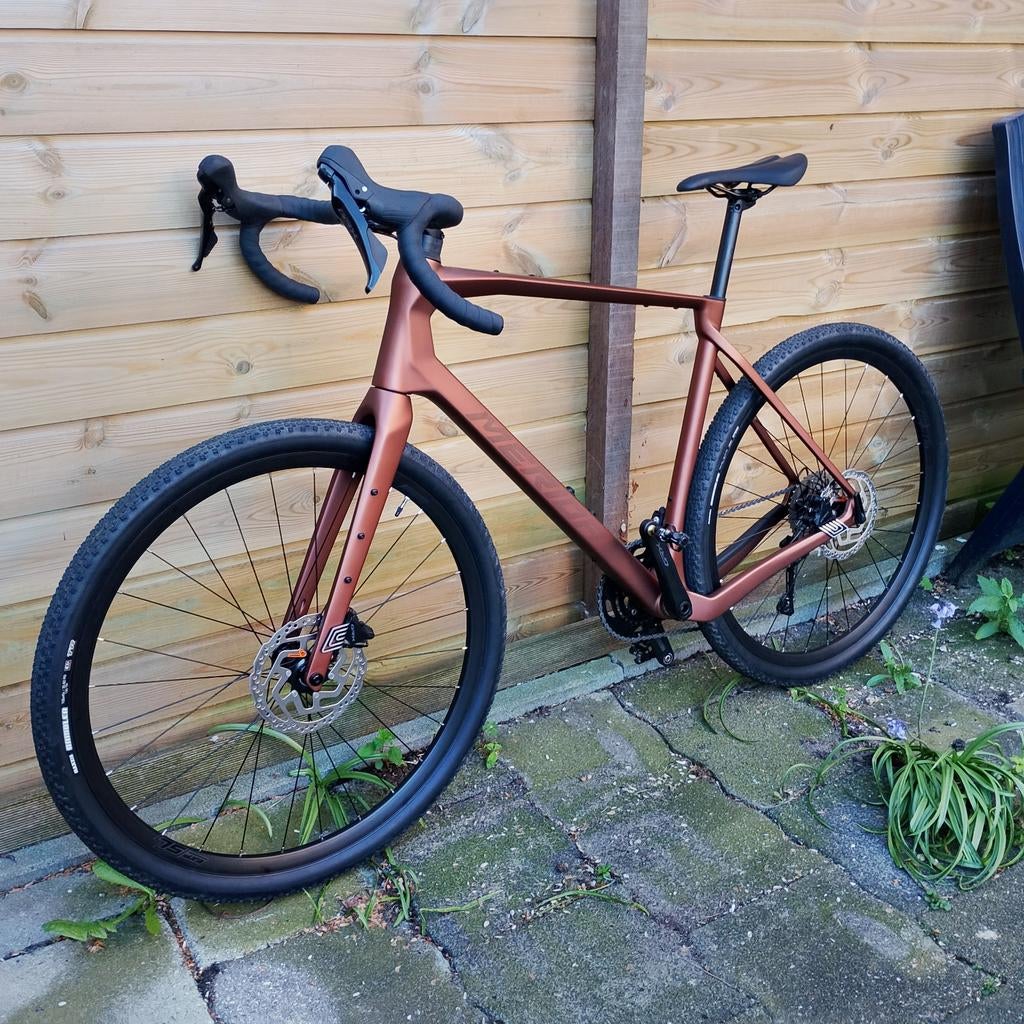 Merida silex 4000 carbon gravelbike maat L in nieuw staat, Fietsen en Brommers, Fietsen | Racefietsen, Carbon, Zo goed als nieuw