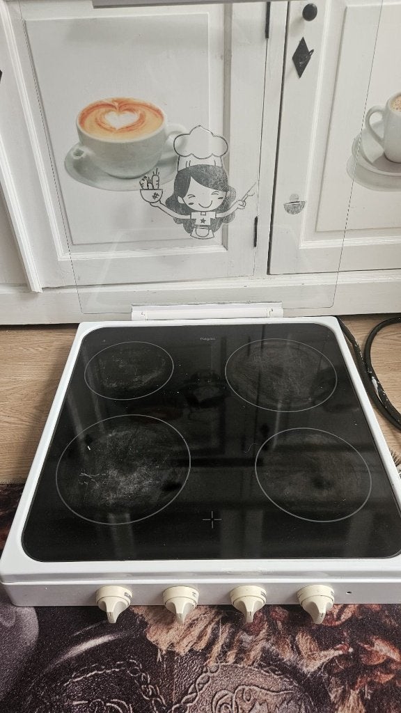 Kookplaat, Witgoed en Apparatuur, Kookplaten, Ophalen, Gebruikt, Keramisch, 4 kookzones