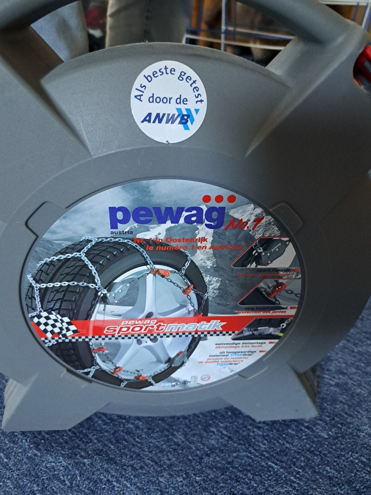 Pewag Sportmatik SMX 75 Sneeuwkettingen - Zo goed als nieuw, Ophalen, Gebruikt