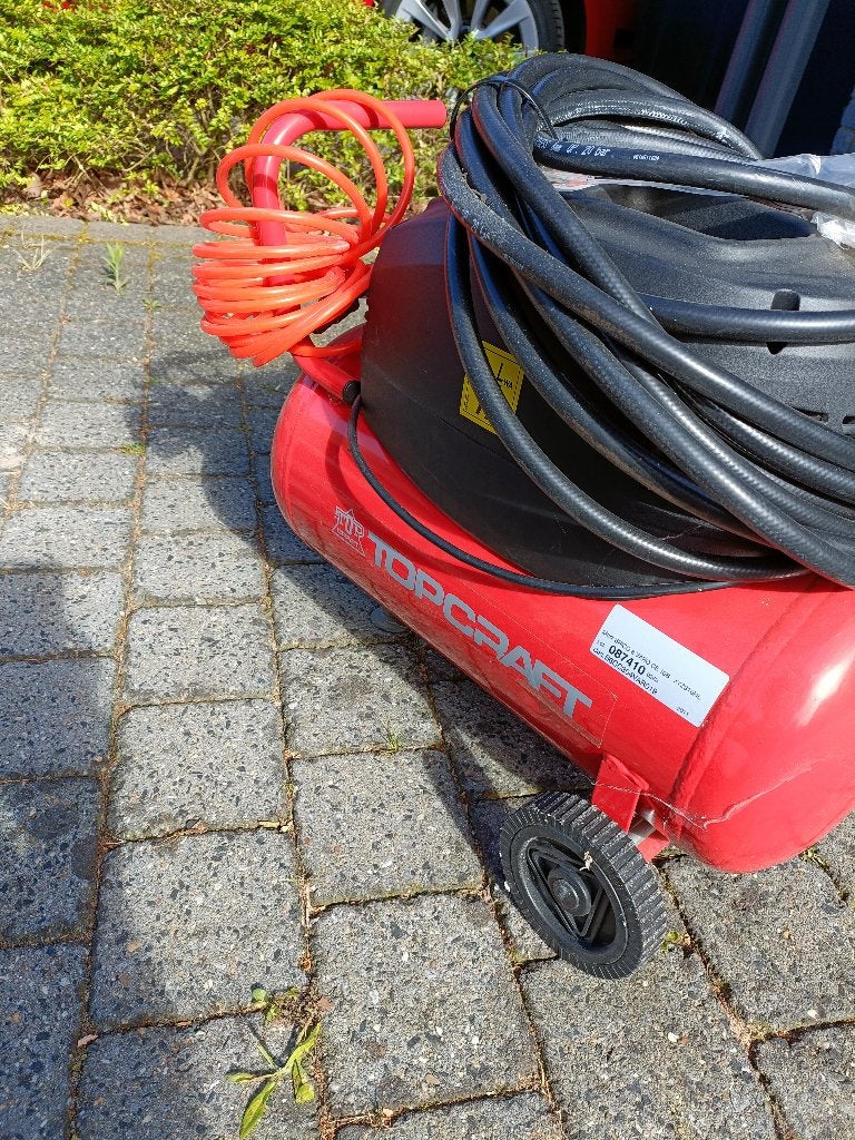 compressor/tacker/pneumatische slagmoersleutel, Ophalen, Gebruikt, 6 tot 10 bar, 25 tot 100 liter