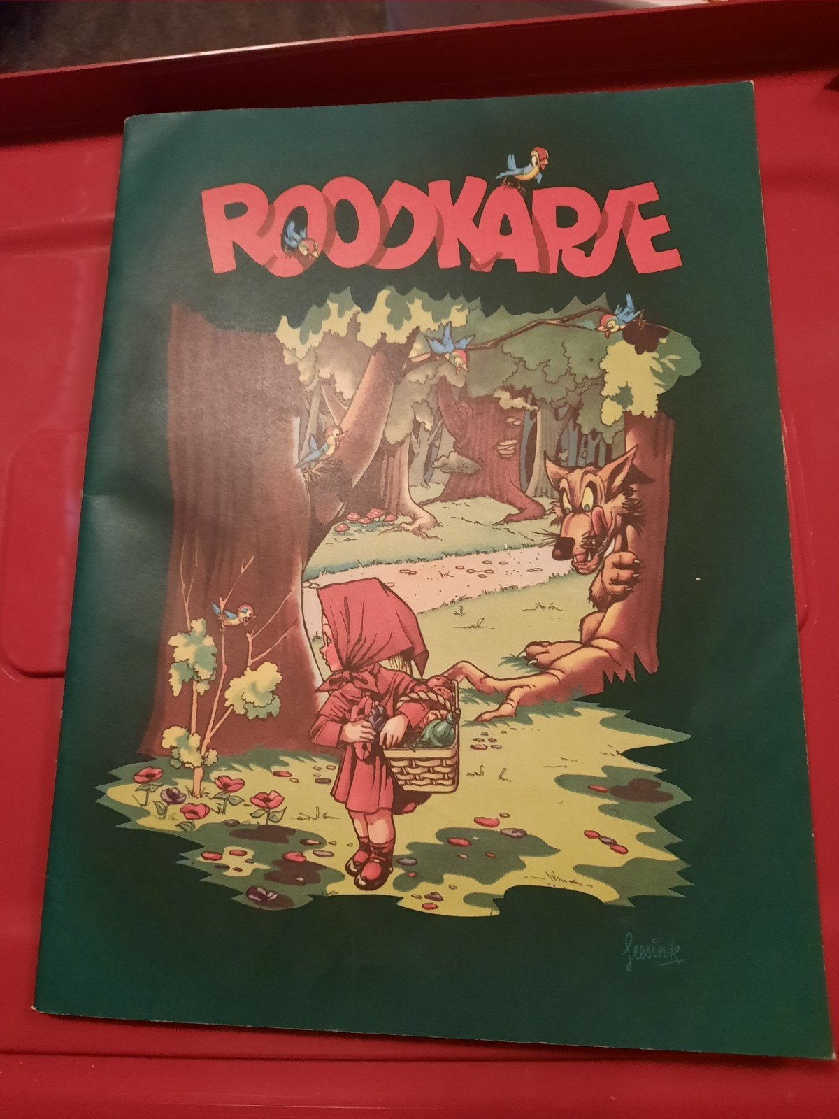 plaatjes album oud/ vintage  Douwe egberts roodkapje, Boeken, Prentenboeken en Plaatjesalbums, Ophalen of Verzenden, Gelezen, Plaatjesalbum