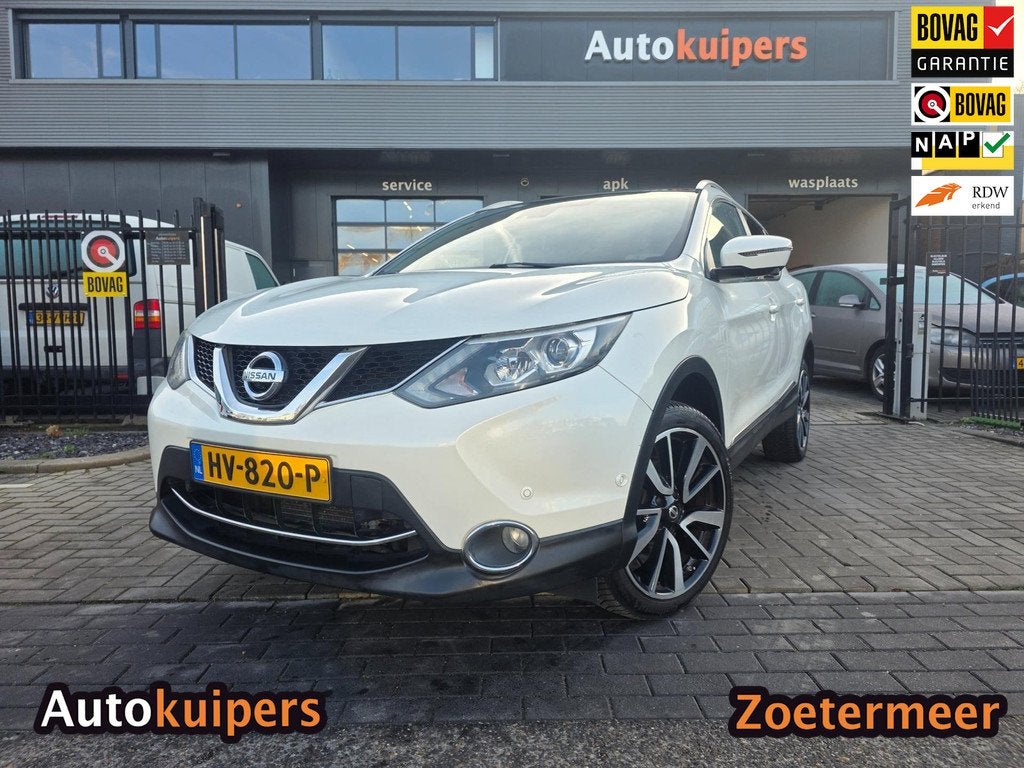 Nissan Qashqai 1.2 Tekna + | Met o.a. stoelverwarming, 360°, 12 maanden, Gebruikt, 4 cilinders, 116 pk