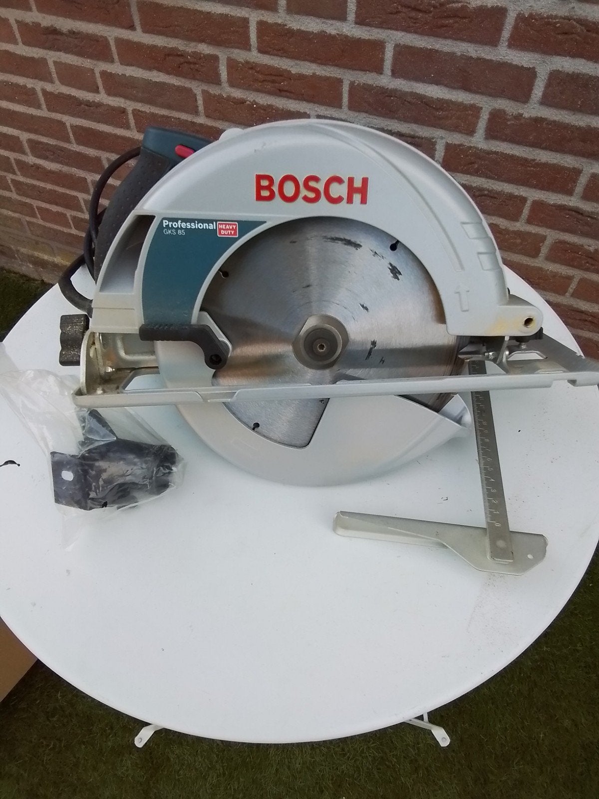 bosch cirkelzaag, Cirkelzaag, 70 mm of meer, Ophalen of Verzenden, Zo goed als nieuw
