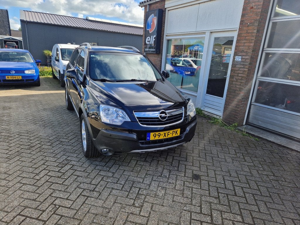 Opel Antara 2.4-16V "Enjoy" 4X4 - Cruise - Airco - Trekhaak, Auto's, Opel, Stof, Gebruikt, 4 cilinders, Zwart