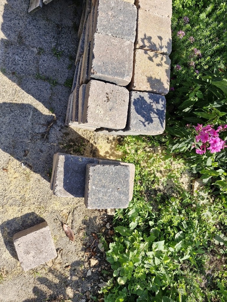 Vierkante tuintegels, Ophalen, Nieuw, Minder dan 5 m², Beton