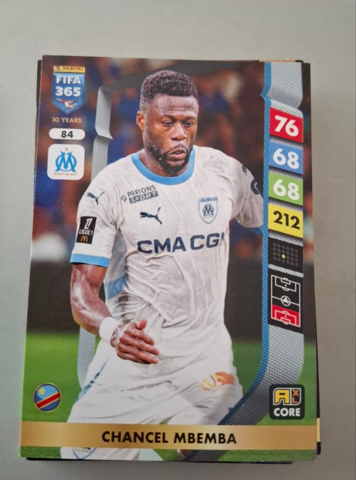 5 x Kaartjes FIFA 365 Olympique Marseille, Ophalen of Verzenden, Nieuw, Buitenlandse clubs, Poster, Plaatje of Sticker