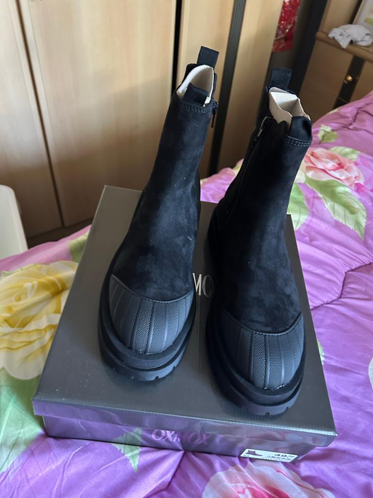 Nieuwe Oxmox laarsjes / boots, maat 40, zwart, Ophalen of Verzenden, Nieuw, Zwart, Lage of Enkellaarzen