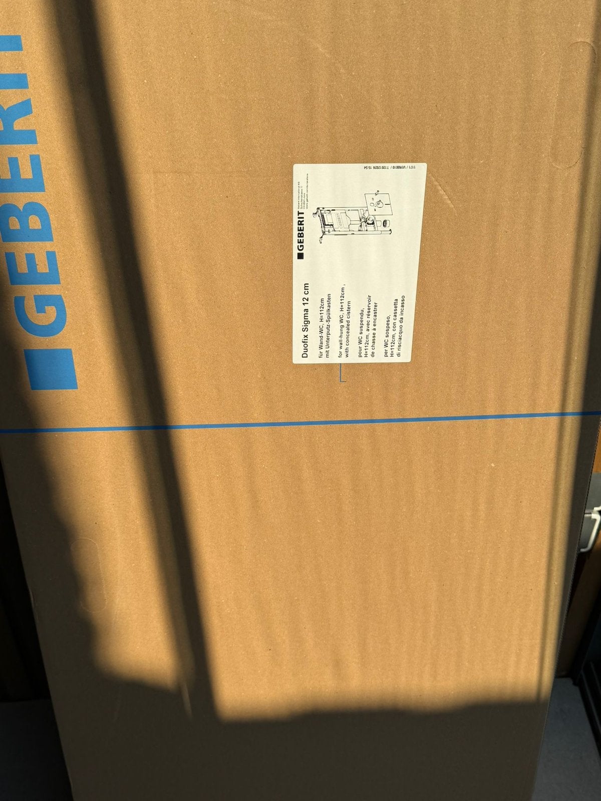 Geberit Sigma Duofix UP320 inbouwreservoir, Ophalen, Nieuw, Toilet