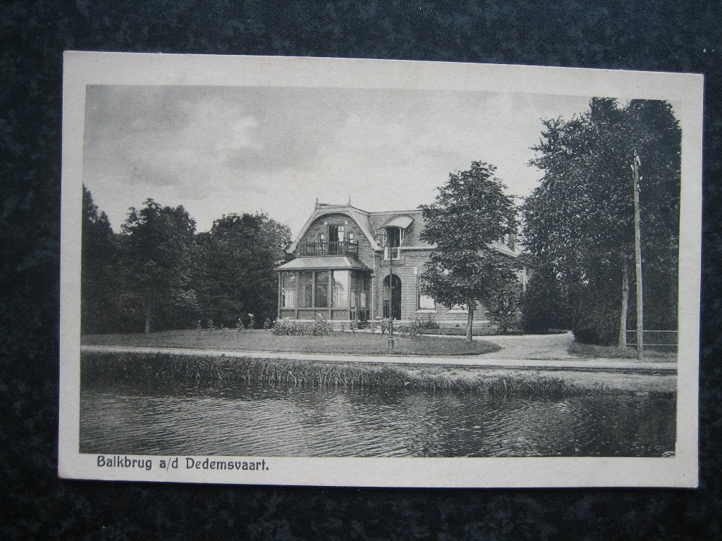 BALKBRUG  aan de Dedemsvaart, Verzamelen, Ophalen of Verzenden, 1920 tot 1940, Overijssel