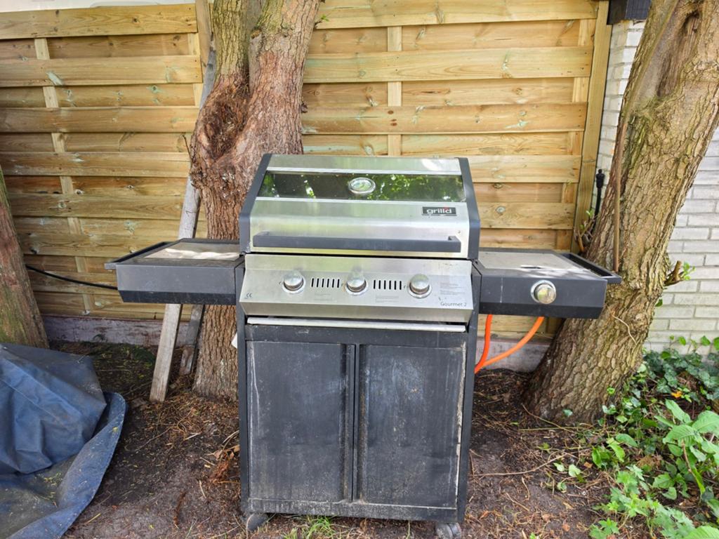 Grilld Gourmet 2 buitenkeuken - Gasbarbecue met zijbrander, Ophalen, Gebruikt, Grilld