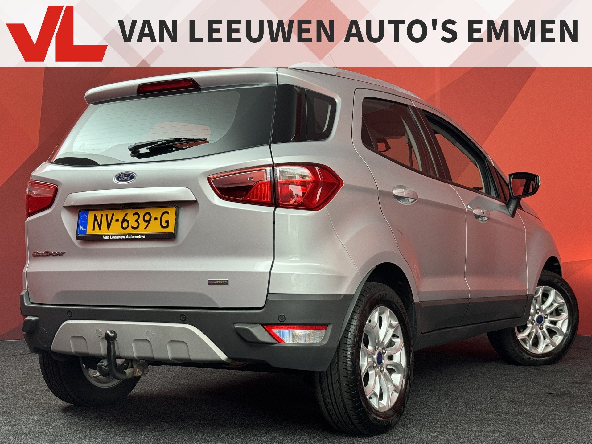 Ford EcoSport 1.0 EcoBoost Titanium | Camera | Stoelverwarmi, Auto's, Voorwielaandrijving, Gebruikt, Ecosport, Leder en Stof
