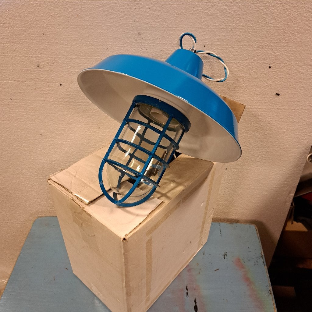 Mooie safarilamp-schuurlamp-stallamp, Ophalen of Verzenden, Nieuw, Glas, E27 (groot)