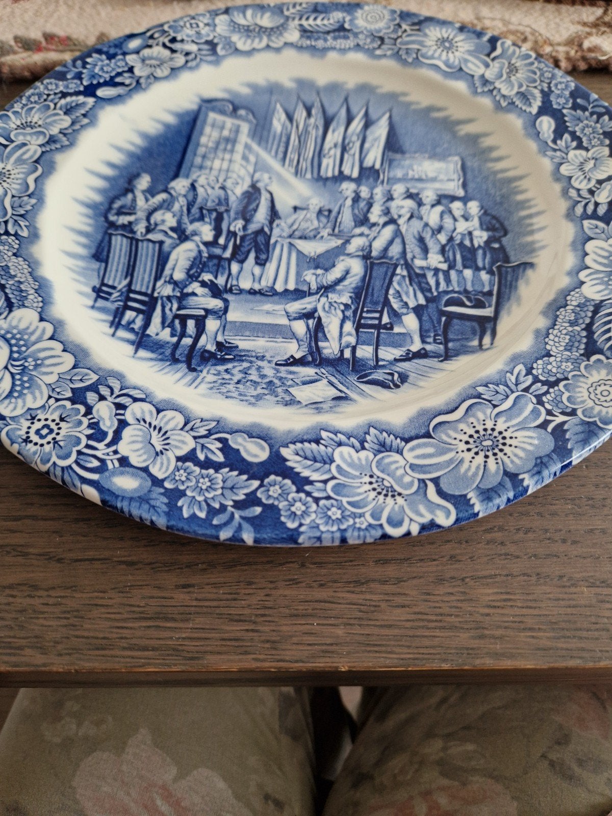 Set van 2 Vintage Decoratieve Borden:Delfts Blauw & Wedgwood, Ophalen of Verzenden
