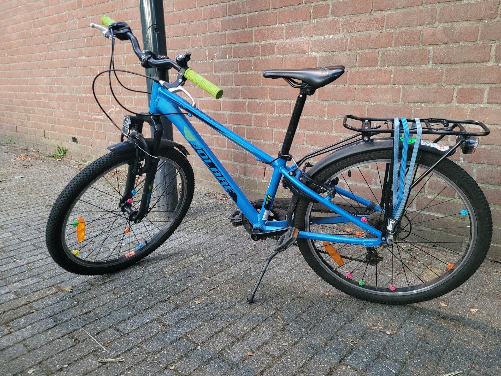 Jongensfiets 24 inch - Volare, Gebruikt, Velgrem, Versnellingen, Minder dan 49 cm