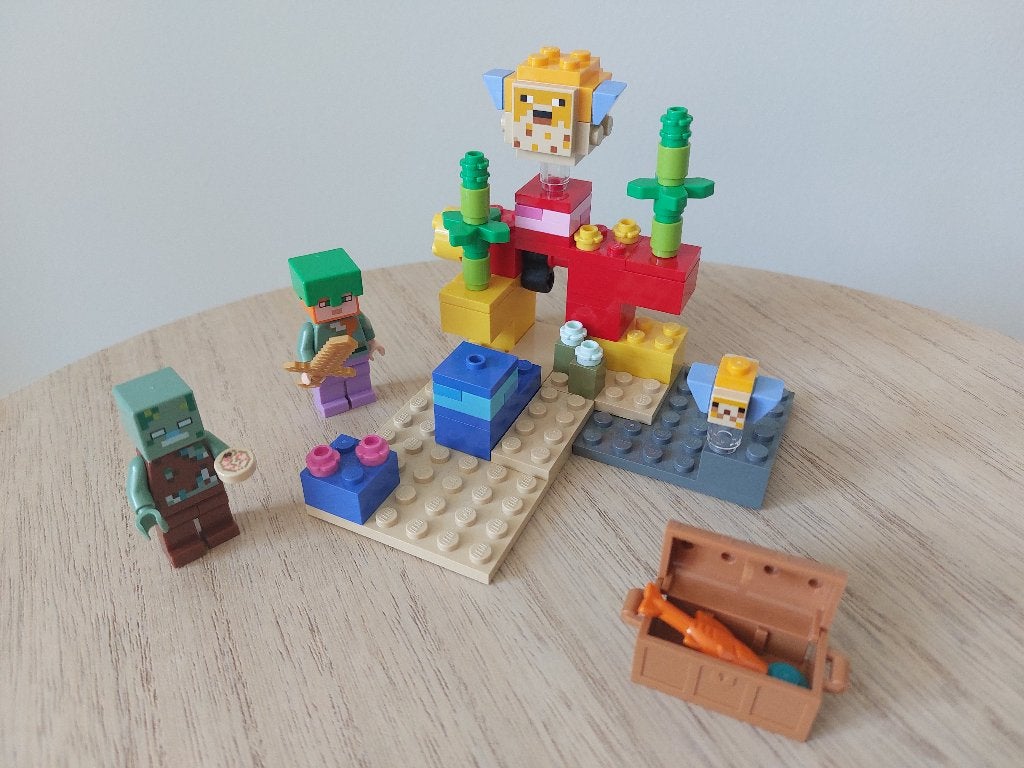 LEGO Minecraft Het koraalrif 21164, Compleet, Minecraft, Lego, Ophalen of Verzenden