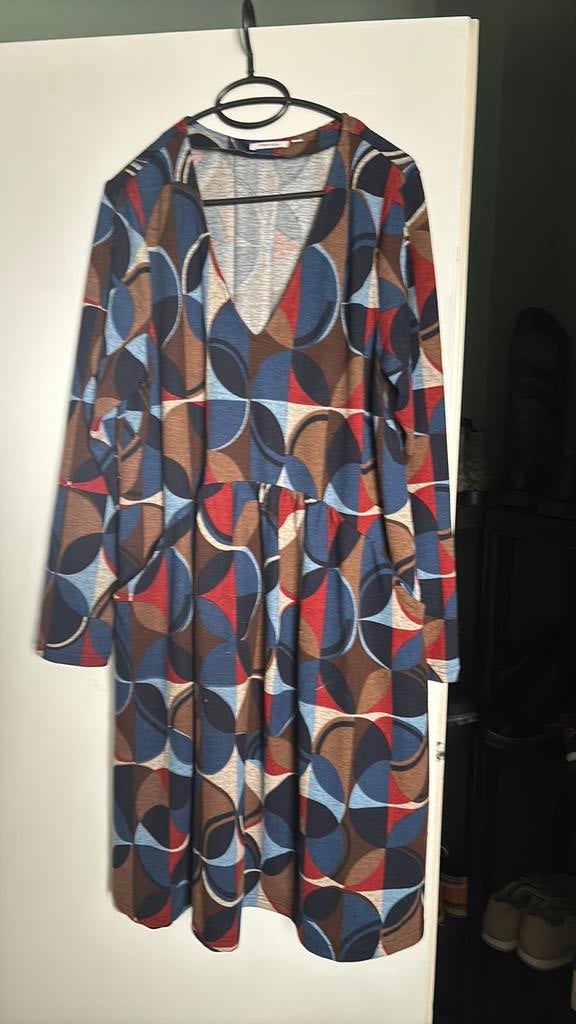 Paprika superleuke jurk, Kleding | Dames, Grote Maten, Ophalen of Verzenden, Zo goed als nieuw, Blauw, Jurk