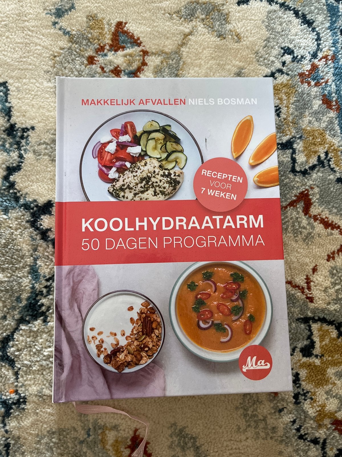 Koolhydraatarm 50 Dagen Programma - Niels Bosman, Ophalen of Verzenden, Zo goed als nieuw, Dieet en Voeding