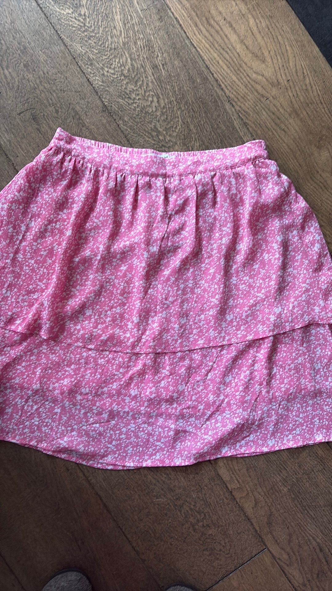 Zgan MSCH Copenhagen roze rokje met bloemenprint, maat M, Maat 38/40 (M), Ophalen of Verzenden, Zo goed als nieuw, Roze