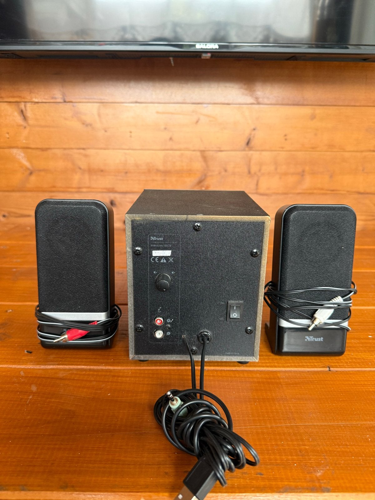 Trust 2.1 Luidsprekerset met subwoofer, Computers en Software, Pc speakers, Ophalen, Gebruikt, Audiokanaal 2.1