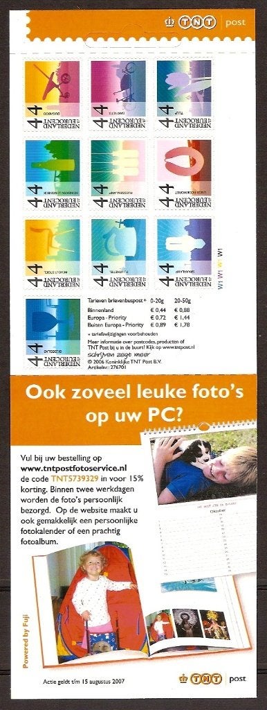 Nederland NVPH nr 2470/9 PB postfris Ned. Producten 2006, Postzegels en Munten, Postzegels | Nederland, Ophalen of Verzenden, Na 1940