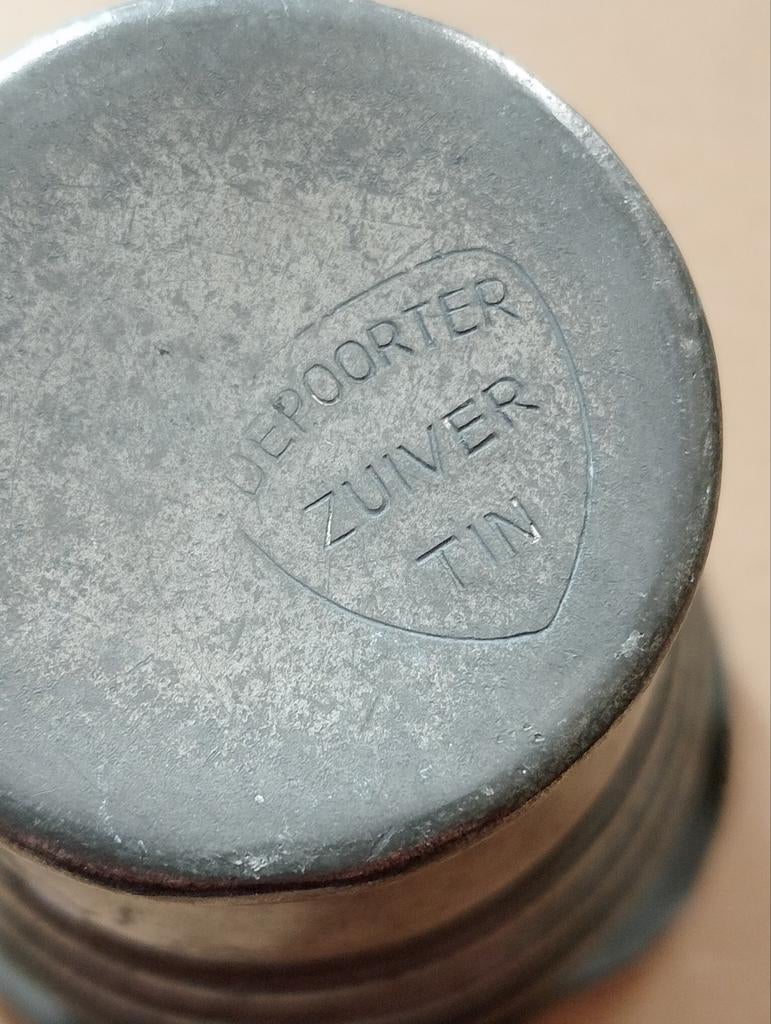 Depoorter Zuiver Tin, ., Rond, Ophalen of Verzenden, .