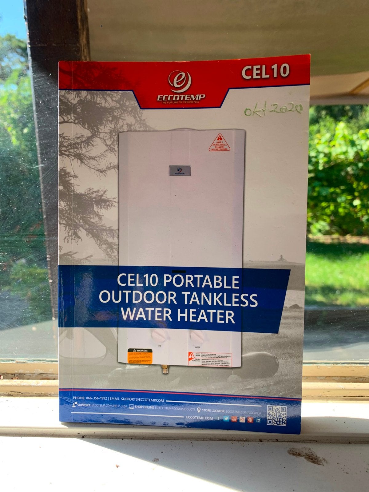 Eccotemp CEL10 Draagbare Doorstroomboiler, Ophalen, Gebruikt, Geiser, Minder dan 20 liter