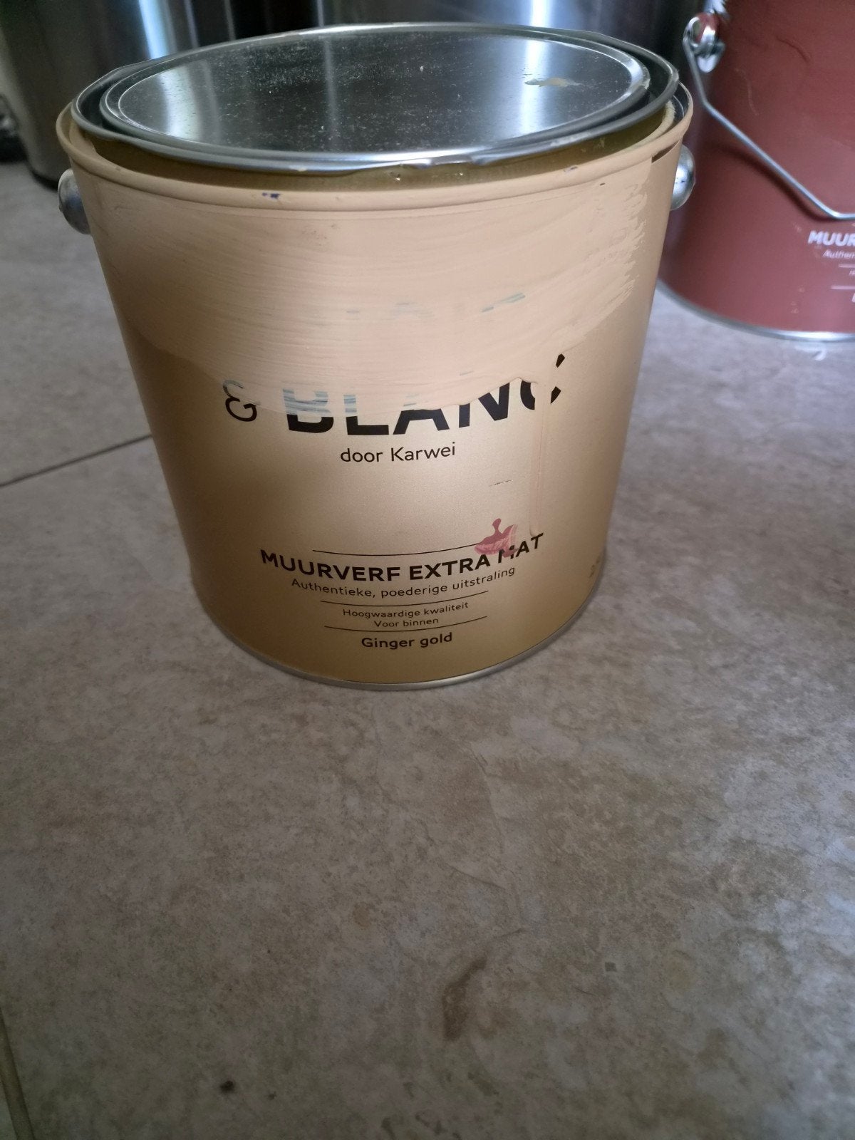 Noir et Blanc Muurverf Extra Mat Ginger Gold, Doe-het-zelf en Verbouw, Ophalen, Geel, Minder dan 5 liter, Verf
