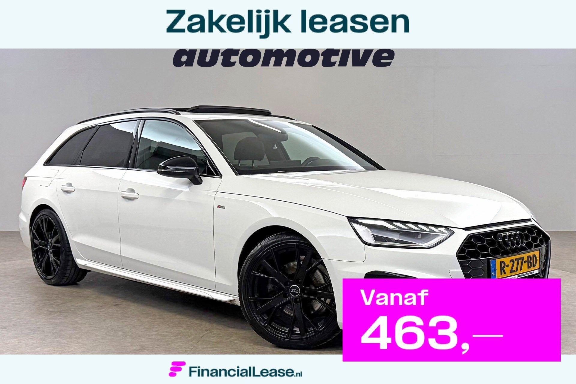 Audi A4 35 TFSI S-Line Competition | Black Edition | Pano |, Gebruikt, Euro 6, 4 cilinders, Verwarmde buitenspiegels