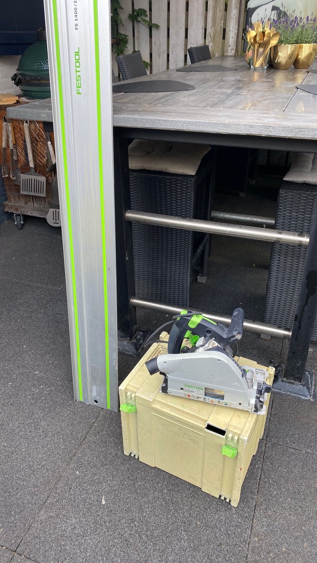 Festool inaval zaag., Ophalen, Invalzaag, Zo goed als nieuw, 30 tot 70 mm