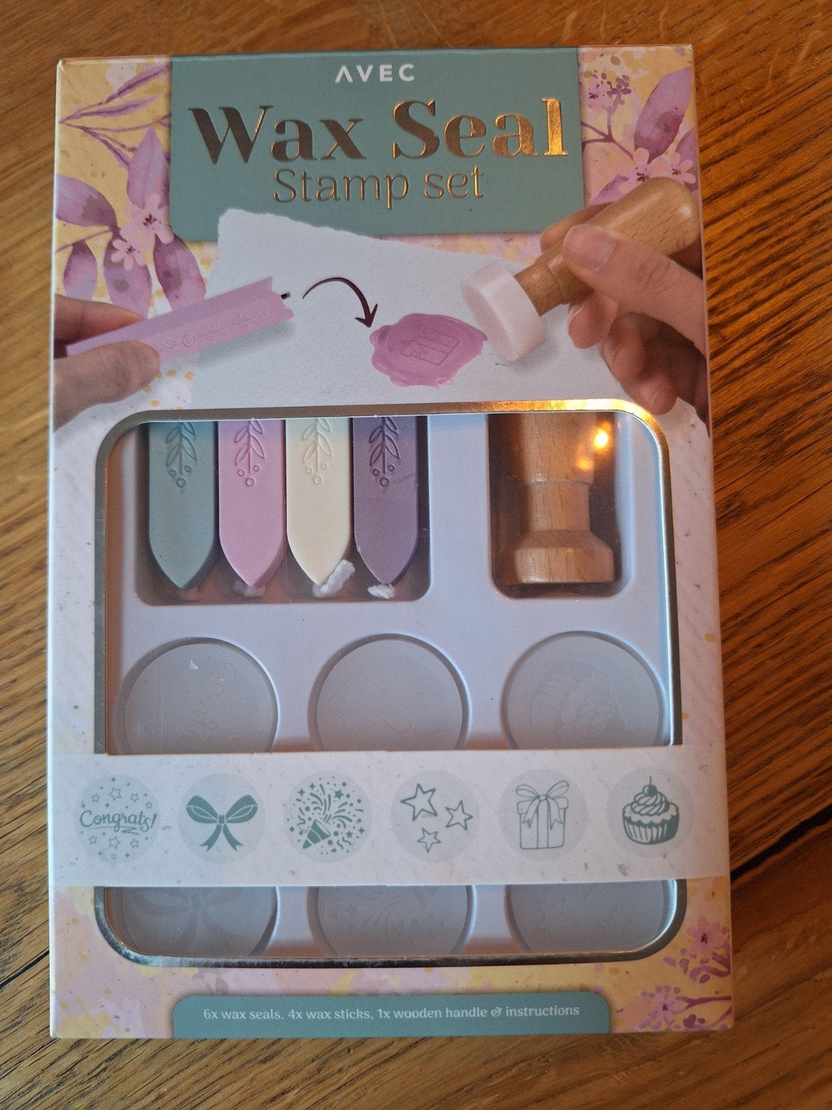 AVEC Wax Seal Stempelset - Maak je eigen waxzegels!, Ophalen, Overige thema's, Nieuw, Meerkleurig