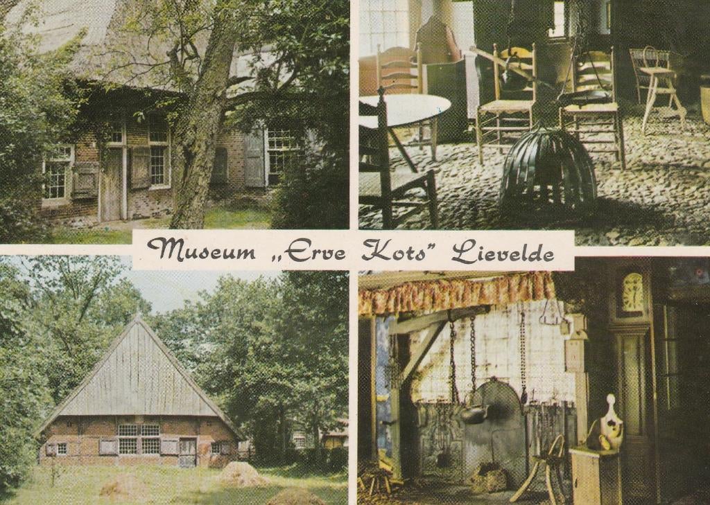 LIEVELDE Museum Erve Kots, Verzamelen, Ansichtkaarten | Nederland, Verzenden, 1980 tot heden, Ongelopen, Gelderland