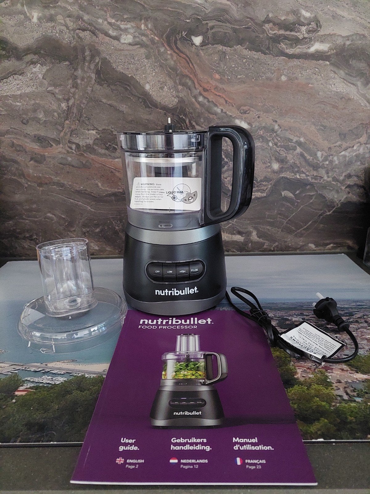Nutri bullet Food Processor - Nieuw!, Ophalen, Nieuw, 3 snelheden of meer