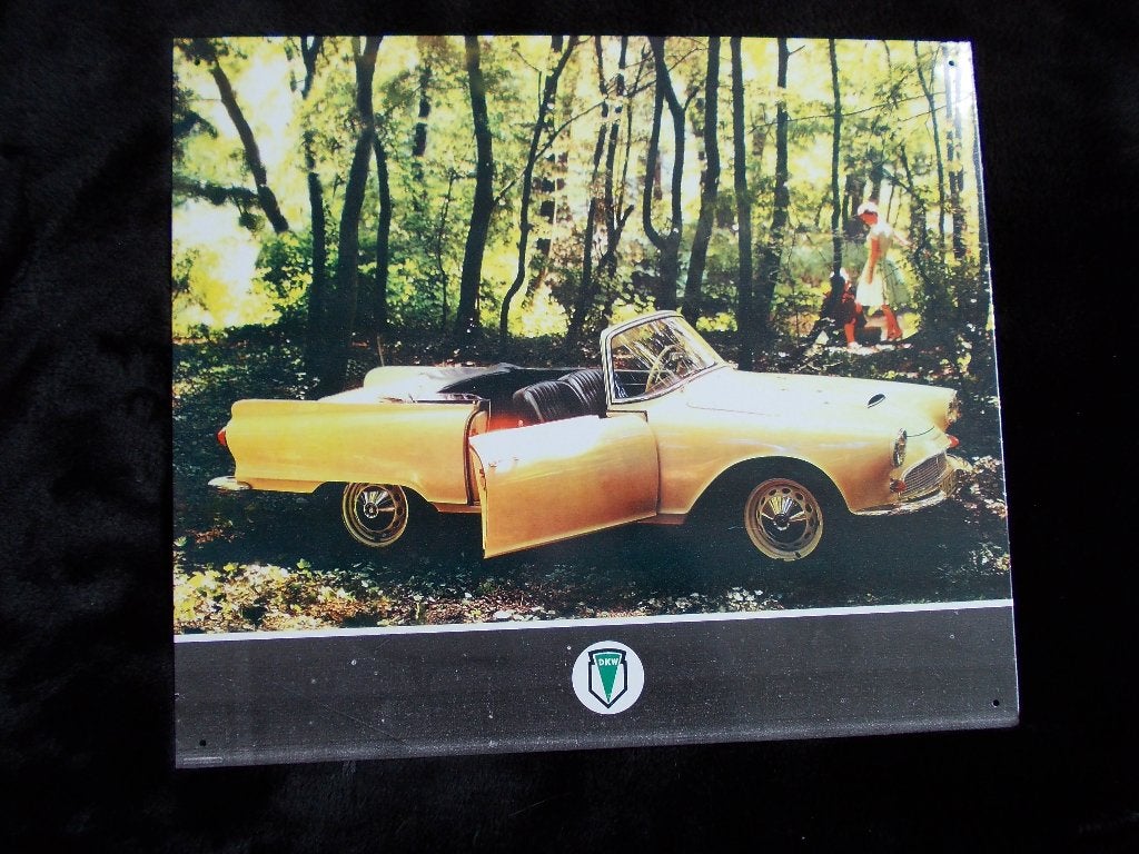 DKW 1000 Cabrio, Ophalen of Verzenden, Nieuw, Reclamebord