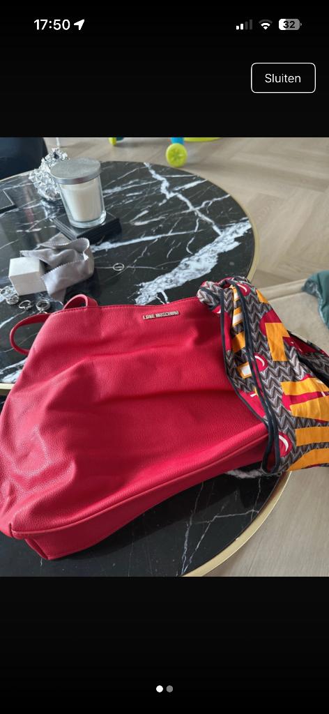 Love Moschino tas, Ophalen of Verzenden, Zo goed als nieuw, Zwart, Schoudertasje
