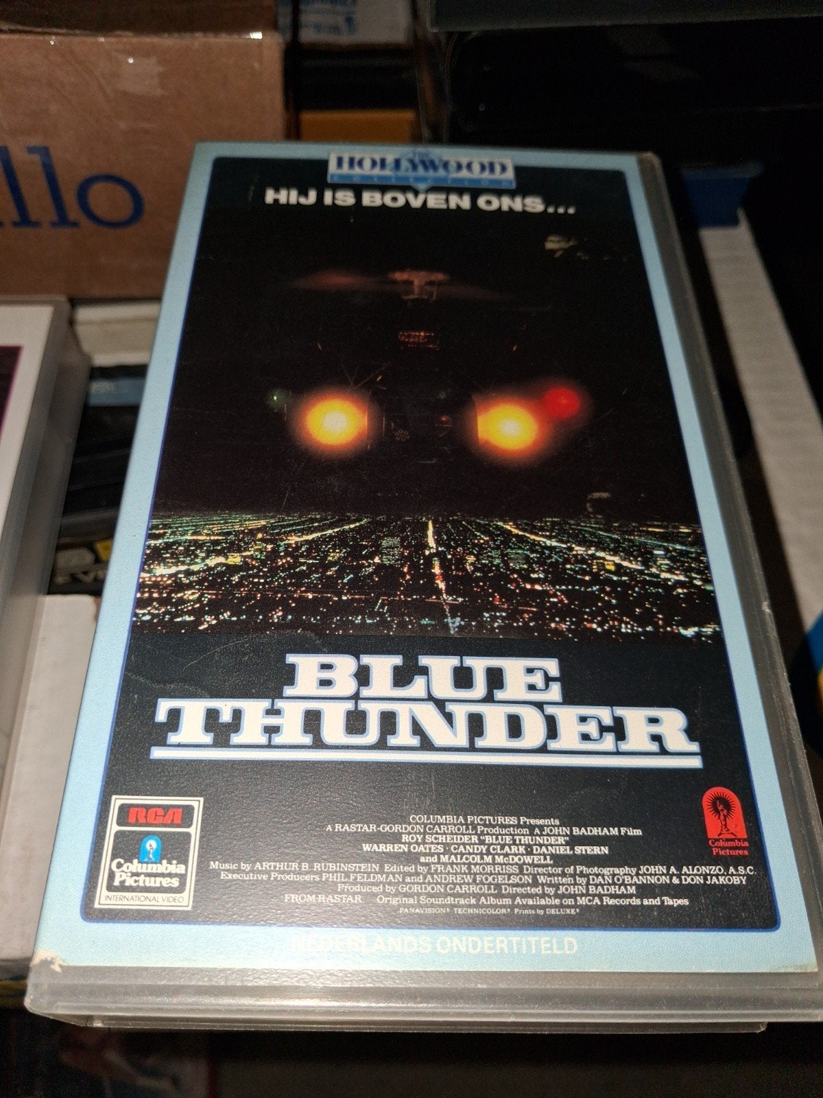 Vhs - Blue Thunder, Vanaf 16 jaar, Ophalen of Verzenden, Zo goed als nieuw, Actie en Avontuur