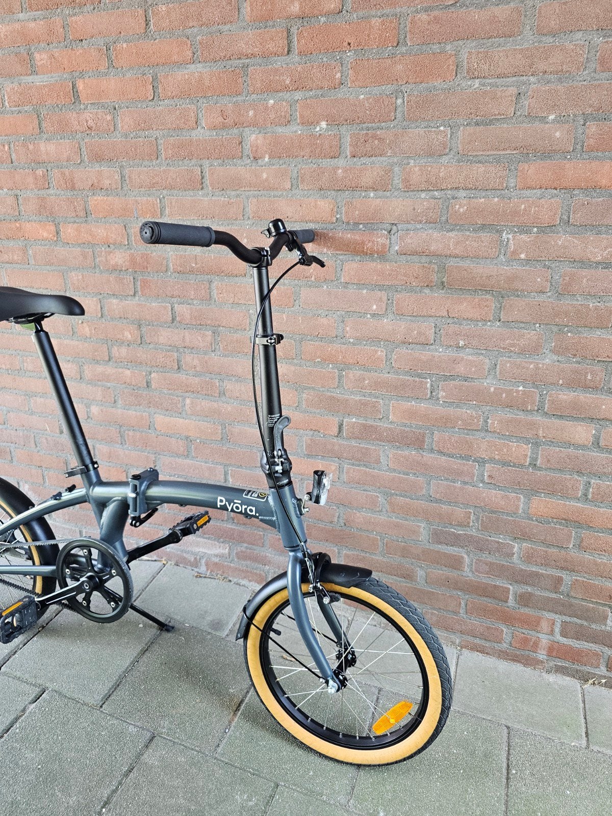 Beixo Pyōra Vouwfiets - Lichtgewicht, Velgrem, 16 tot 18 inch, Zo goed als nieuw, Totaal opvouwbaar