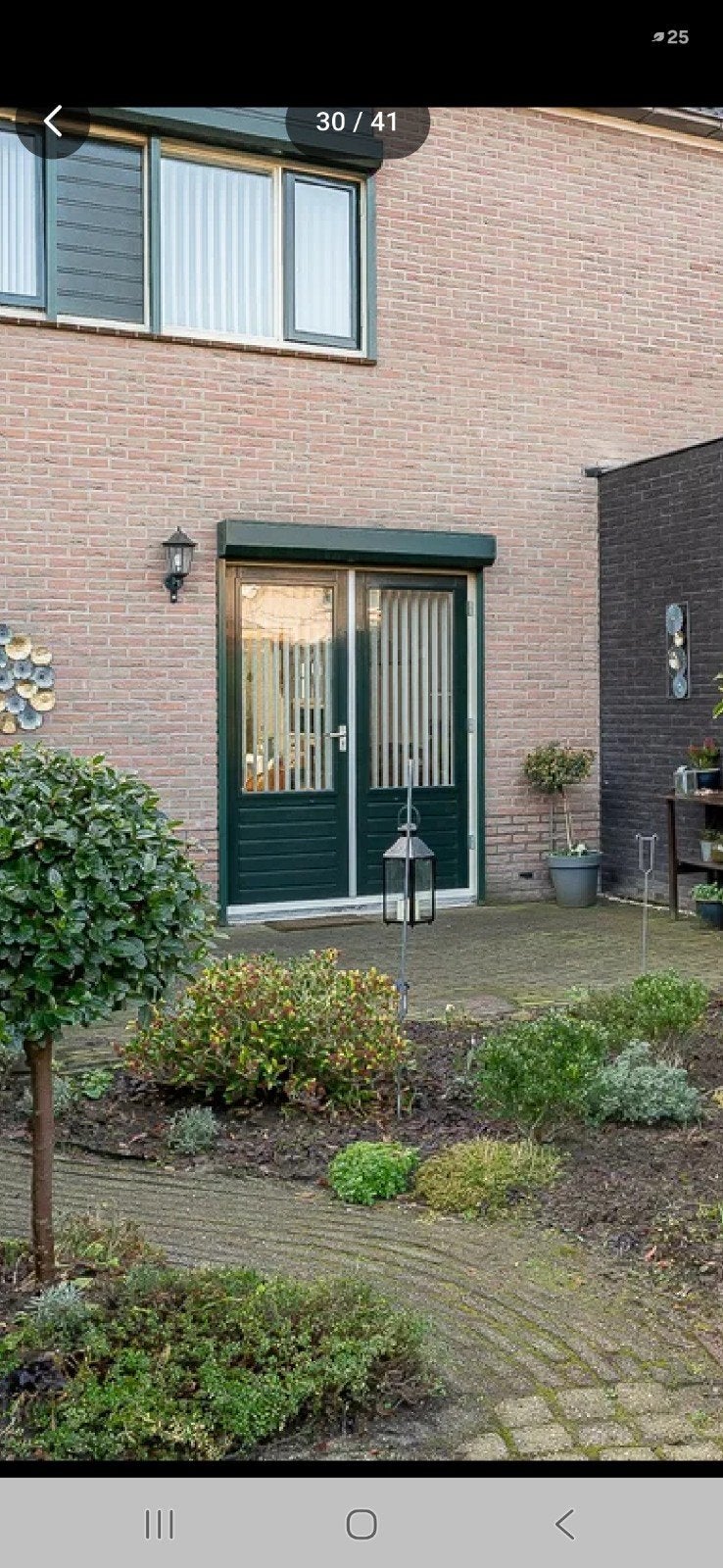 tuindeuren / dubbele deuren met rolluik en latei, Ophalen, Gebruikt, Deurkozijn, 150 tot 225 cm