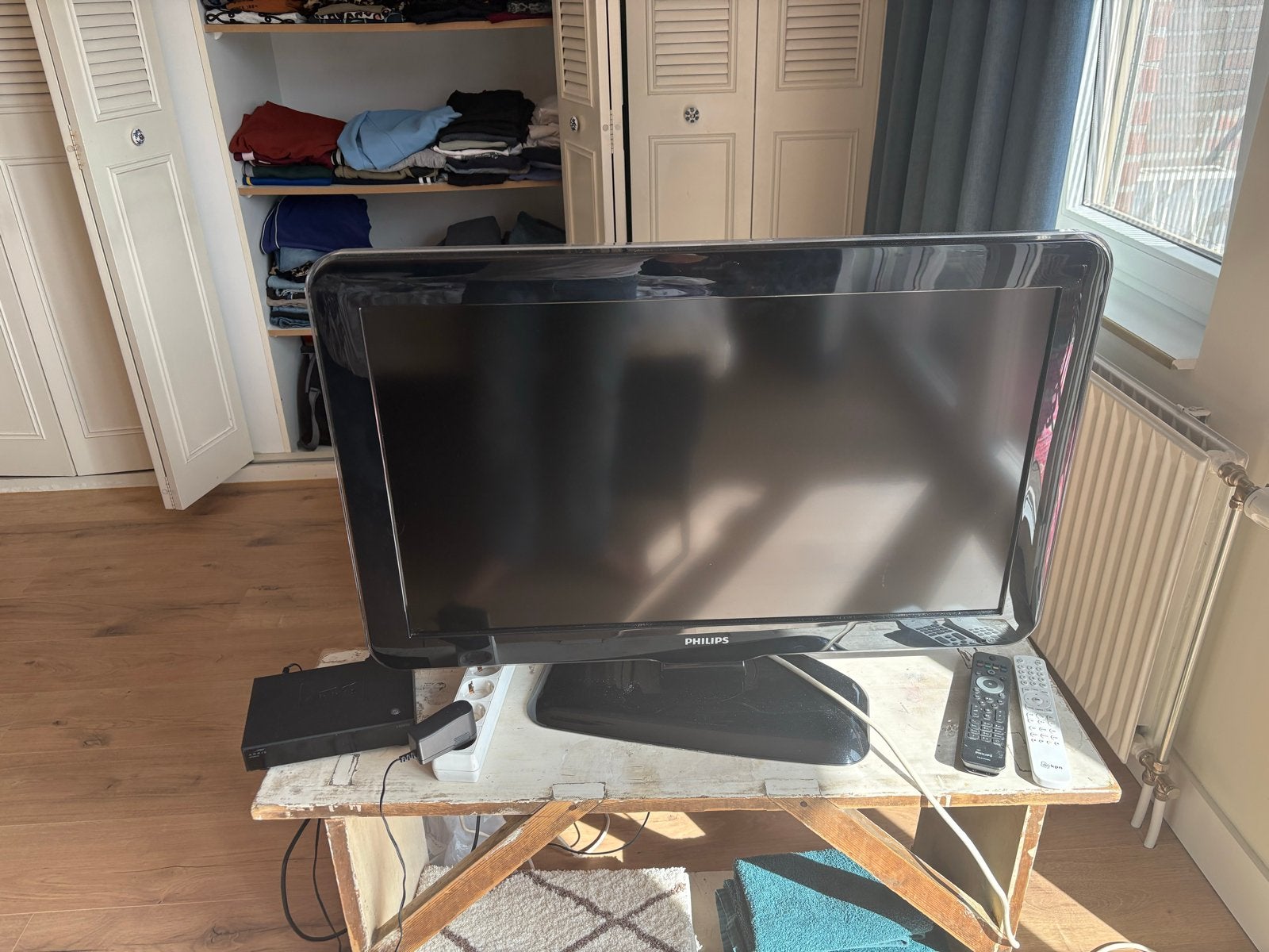 Philips 32PFL5604H/12 LCD TV - VHF-S-H-UHF met beugel, Ophalen, Philips, Gebruikt, 50 Hz